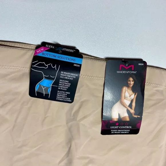 Maidenform Hi-Waist Shorty Control Shorts Shapewear - Picture 2 of 7